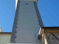 Monteghirfo - Chiesa di S. Bernardo - Torre campanaria - Facciate dipinte - Raffaella Stracca