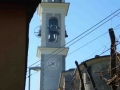 Monteghirfo - Chiesa di S. Bernardo - Torre campanaria - Facciate dipinte