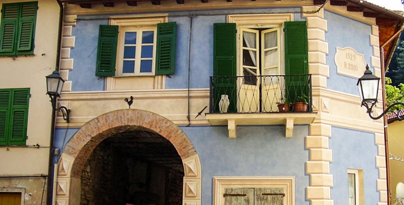 Casa della Bella di Torriglia, Genova - Raffaella Stracca Corfield Design Concept - decorazioni e restauri