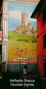 Murales Affresco esterno Torriglia Raffaella Stracca Facciate Dipinte