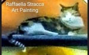 Raffaella Stracca Art Painting Facciate Dipinte Gatta Meridiana Montoggio 2016
