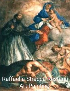 Raffaella Stracca ArtWork Affresco restaurato Cappella interna Casa dell_Angelo~2