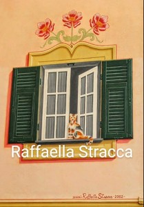 Raffaella Stracca Facciate Dipinte Boccadasse Finta Finestra con Gattina