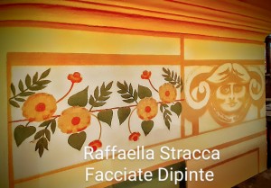 Raffaella Stracca Facciate Dipinte Decorazioni e Restauri Genova qui sono a Priaruggia 20220131_174149