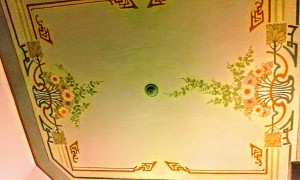 Raffaella Stracca Restauri Soffitto restaurato Stile Liberty Genova IMG_20160130_151232