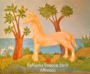 Raffaella Stracca un mio Affresco Interno _Unicorno_ IMG_20210126_150454319